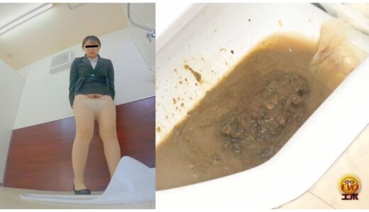 OLセミナー会場隠撮 不慣れな環境による さしこみ下痢便2